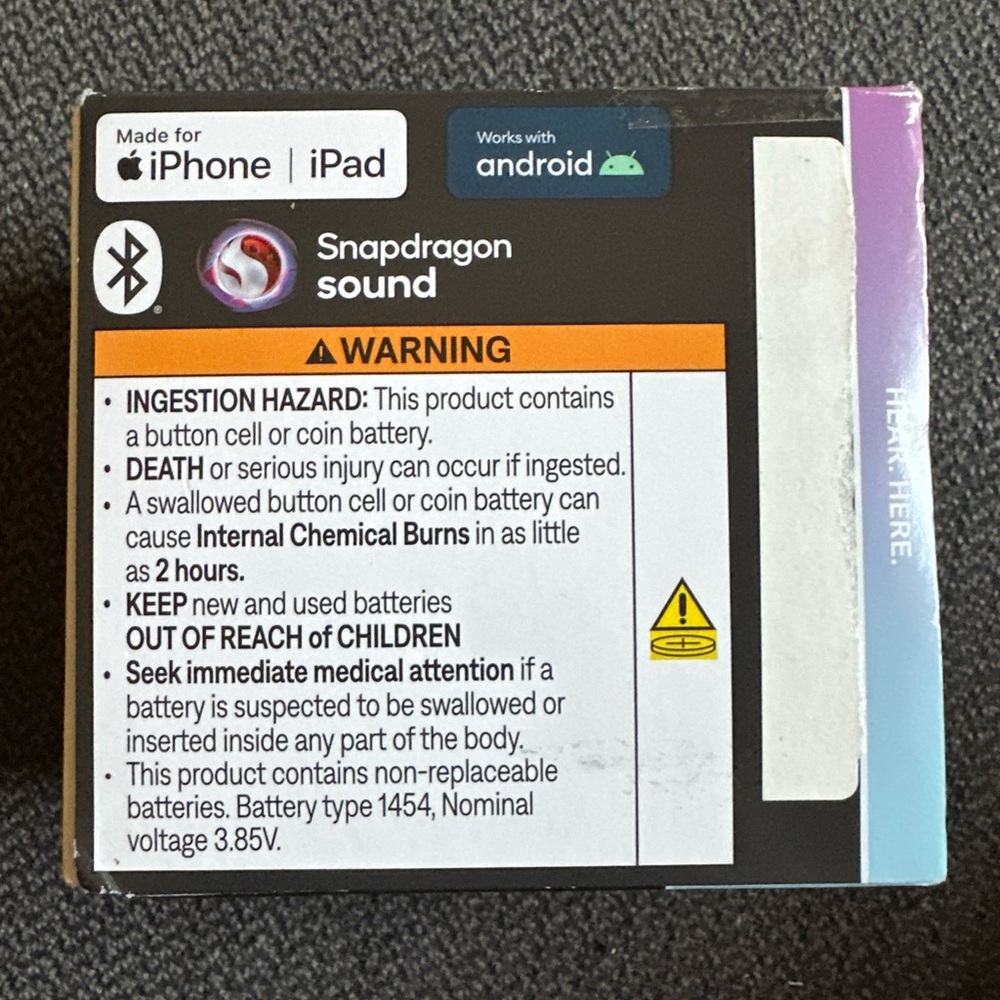 Bose Snapdragon Sound Compatible Packaging - Picture 2 of 5
